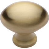 Ashley Norton - Egg Cabinet Knob - Satin Brass