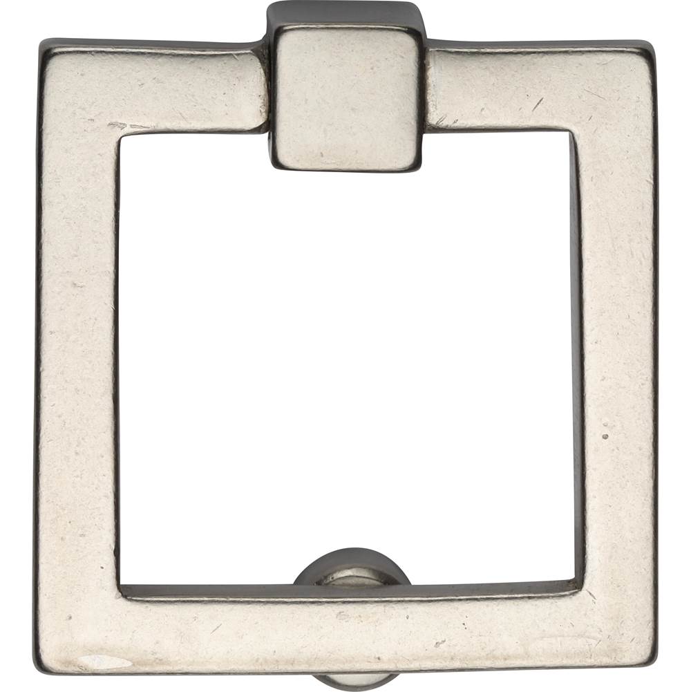 Ashley Norton - Square Drop Pull - White Bronze