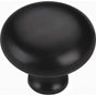 Ashley Norton - Round Cabinet Knob - Black
