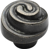 Ashley Norton - Rose Cabinet Knob - White Medium