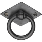 Ashley Norton - Round Drop Pull on Plate - Dark Bronze