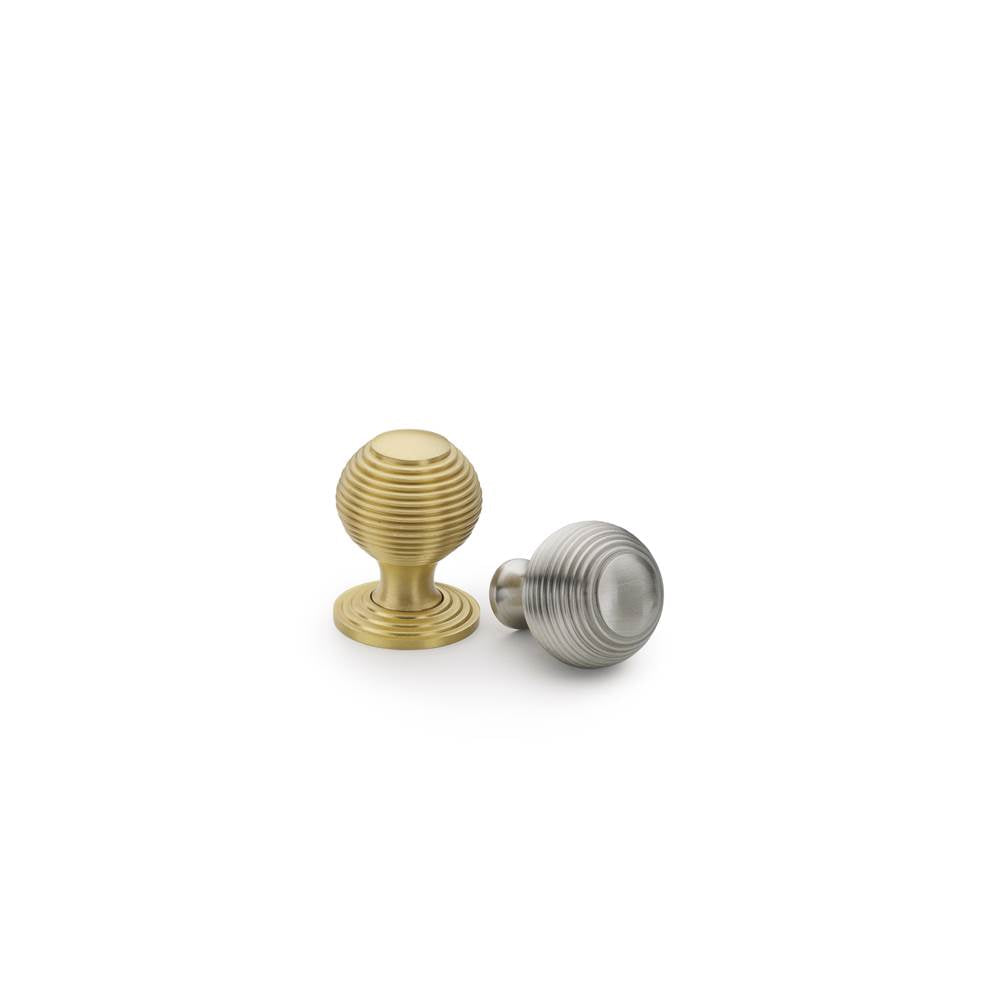 Reeded Cabinet Knob on Rose