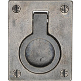 Ashley Norton - Front Mounted Military Ring Pull for Cabinets - White Medium