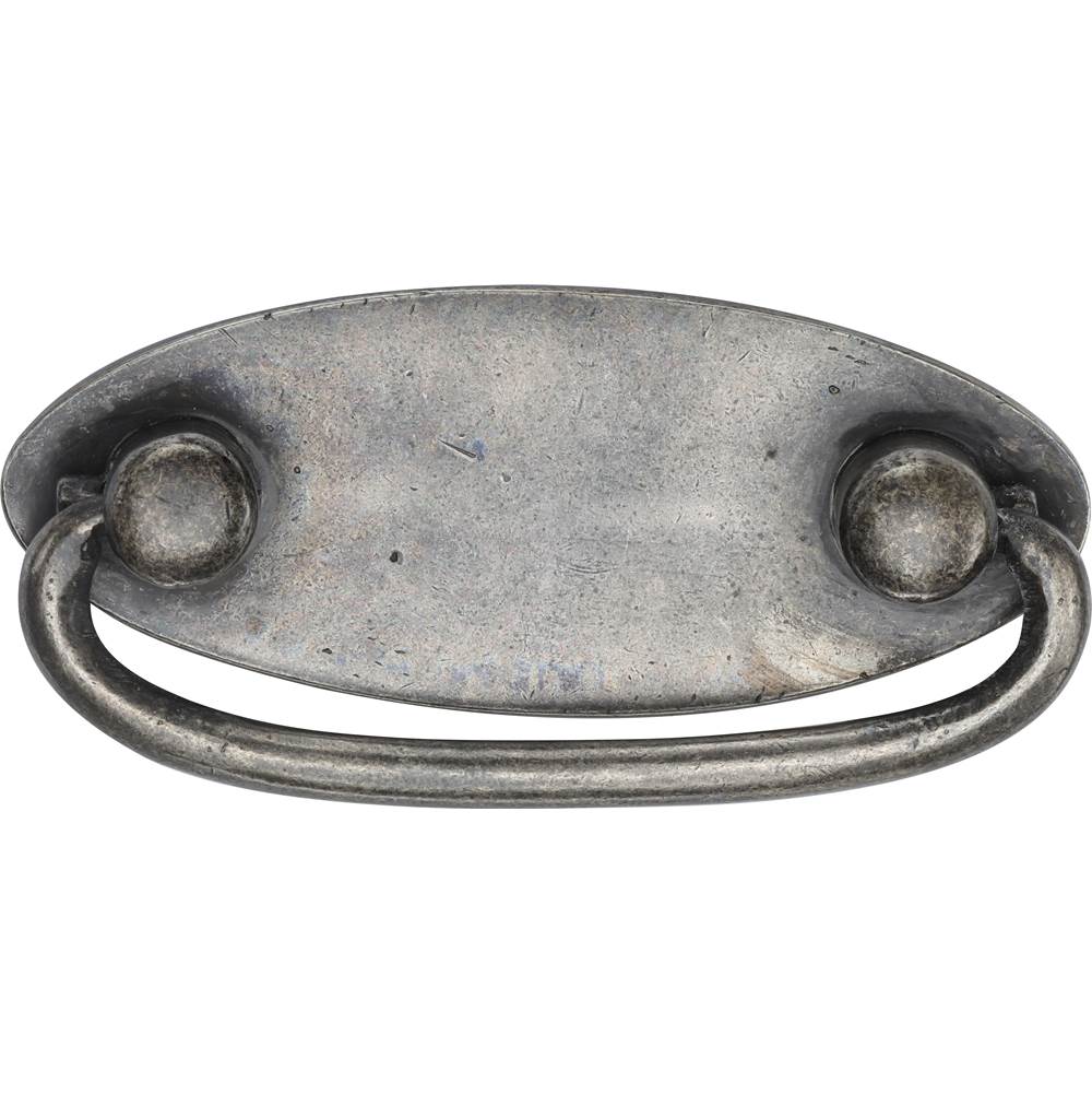 Ashley Norton - Drop Pull on Oval plate - White Medium