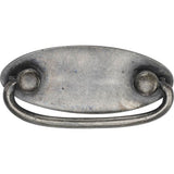 Ashley Norton - Drop Pull on Oval plate - White Medium