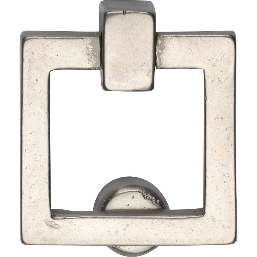 Ashley Norton - Square Drop Pull - White Bronze