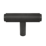 Ashley Norton - Straight Knurled T-Bar Knob - Oil Rubbed Bronze