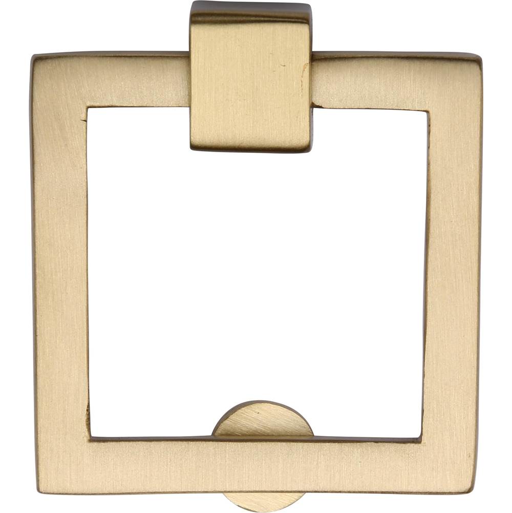 Ashley Norton - Square Cabinet Drop Pull - Satin Brass