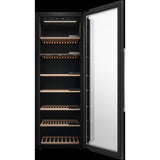 Asko - 1-Zone Wine Aging Cabinet, 27 1/2'' Holds 261 Bottles - Soft Black