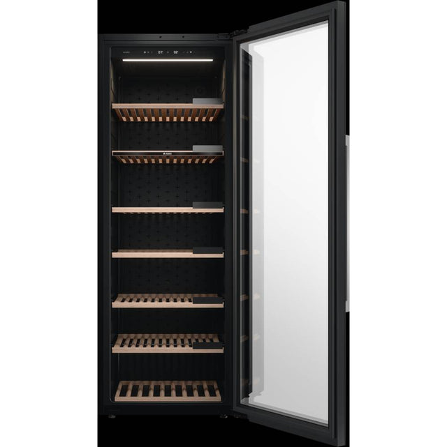 Asko - 1-Zone Wine Aging Cabinet, 27 1/2'' Holds 261 Bottles - Soft Black
