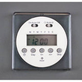 Amerec Sauna And Steam - D24/7 24 Hour 7 Day Digital Time Clock with Battery Back Up.  230V for Export - No Finish