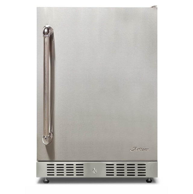 Artisan Grills - 24'' Wide Undercounter Refrigerator - 5.1 Cu. Ft. - SS Wrapped Cabinet - Left Hinge - Item Requires ART-BC2