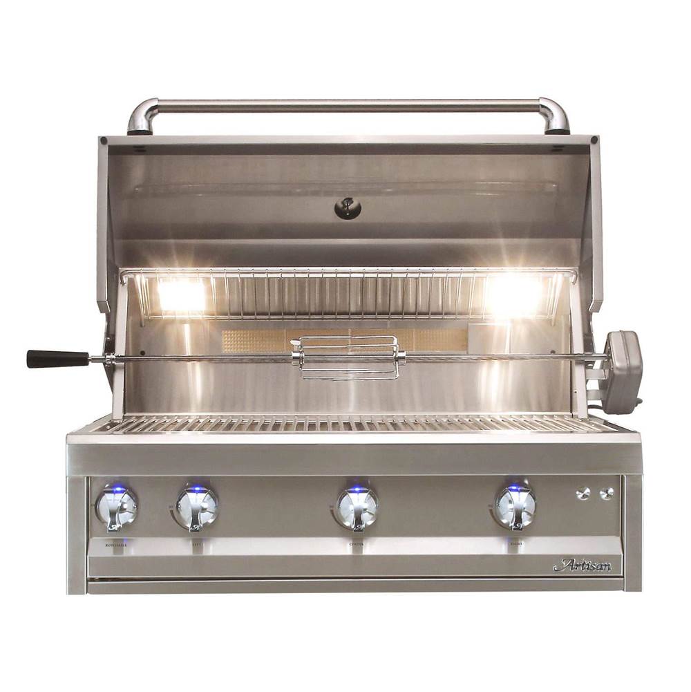Artisan Grills - 36'' 3 Burner With Rotisserie and Light