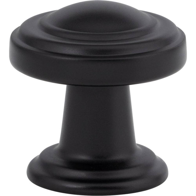 Atlas - Bronte Knob 1 1/8 Inch Matte Black - Matte Black