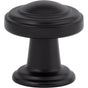 Atlas - Bronte Knob 1 1/8 Inch Matte Black - Matte Black