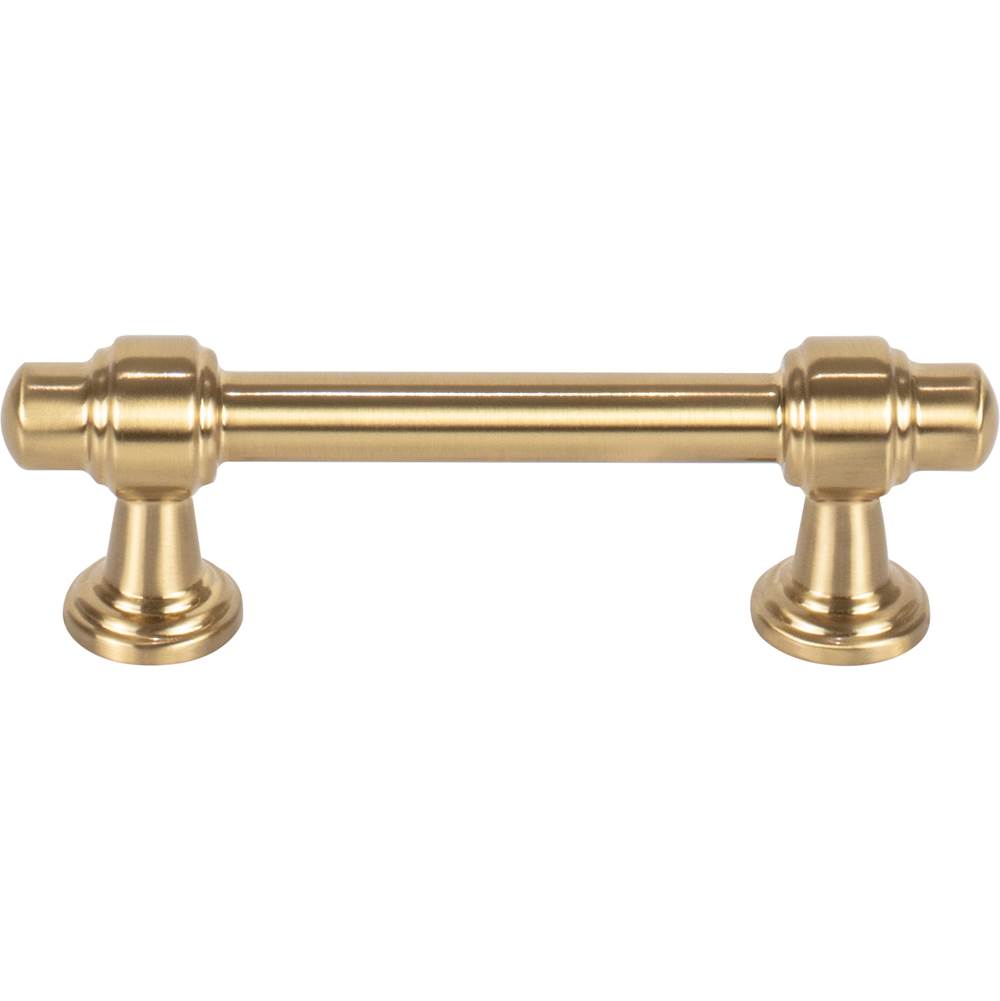 Atlas - Bronte Pull 3 Inch (c-c) Warm Brass - Warm Brass