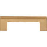 Atlas - Round Rail Pull 3 3/4 Inch Warm Brass - Warm Brass