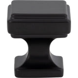 Atlas - Kate Knob 1 1/8 Inch Matte Black - Matte Black