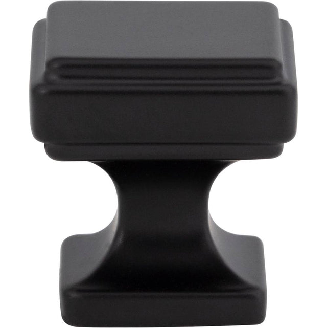 Atlas - Kate Knob 1 1/8 Inch Matte Black - Matte Black
