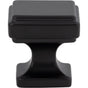 Atlas - Kate Knob 1 1/8 Inch Matte Black - Matte Black