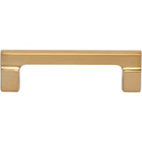 Atlas - Reeves Pull 3 3/4 Inch (c-c) Warm Brass - Warm Brass