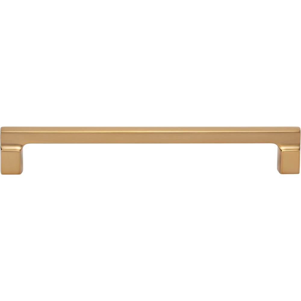 Atlas - Reeves Pull 7 9/16 Inch (c-c) Warm Brass - Warm Brass