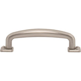 Atlas - Benning Pull 3 3/4 Inch (c-c) Brushed Nickel - Brushed Nickel