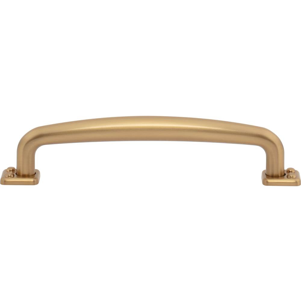 Atlas - Benning Pull 5 1/16 Inch (c-c) Warm Brass - Warm Brass