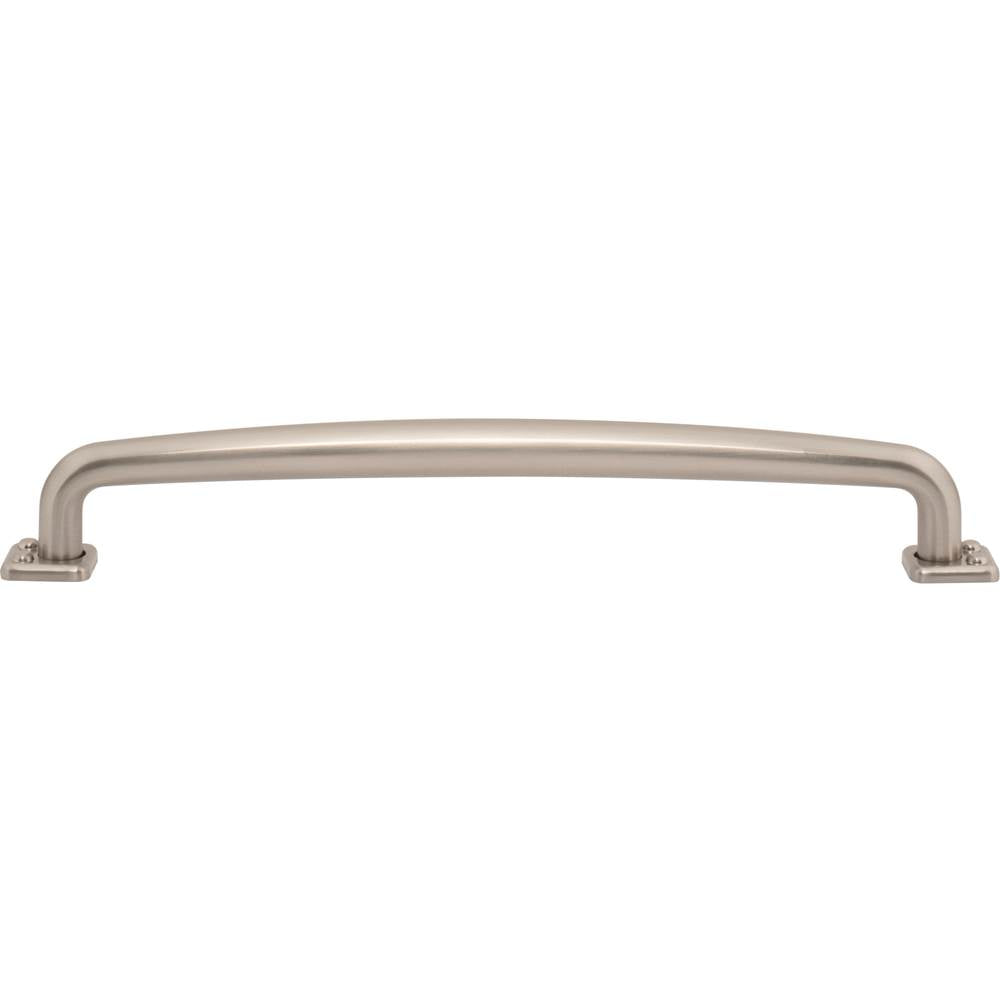 Atlas - Benning Pull 7 9/16 Inch (c-c) Brushed Nickel - Brushed Nickel