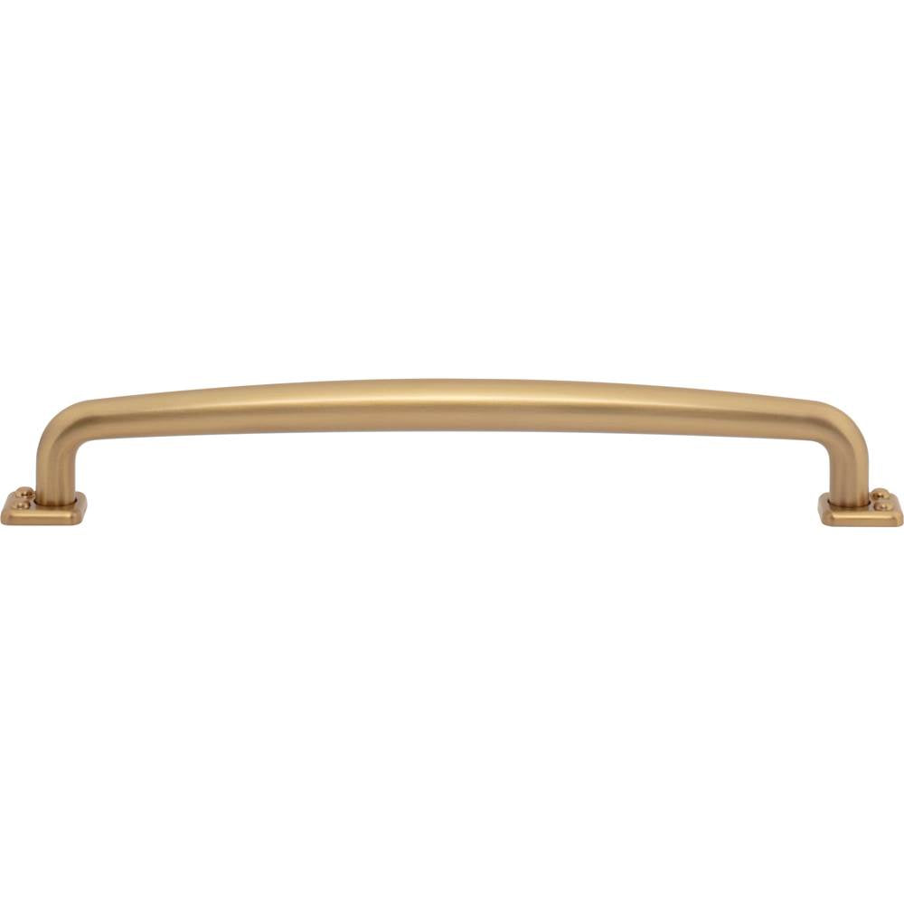 Atlas - Benning Pull 7 9/16 Inch (c-c) Warm Brass - Warm Brass