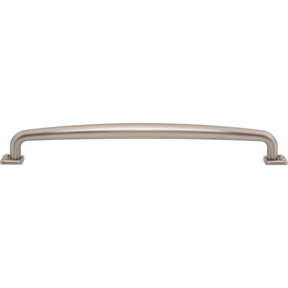 Atlas - Benning Pull 8 13/16 Inch (c-c) Brushed Nickel - Brushed Nickel