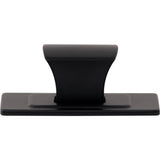 Atlas - Zander Knob and Backplate 1 1/4 Inch Matte Black - Matte Black