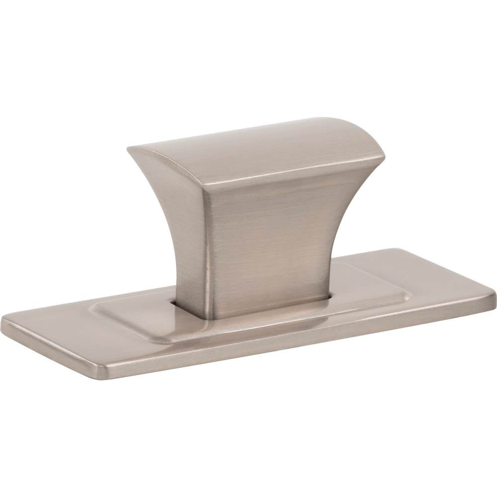 Zander Knob and Backplate 1 1/4 Inch Matte Black