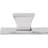 Atlas - Zander Knob and Backplate 1 1/4 Inch Polished Chrome - Polished Chrome