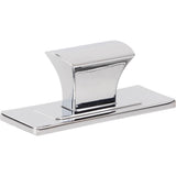 Zander Knob and Backplate 1 1/4 Inch Matte Black
