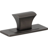 Zander Knob and Backplate 1 1/4 Inch Matte Black