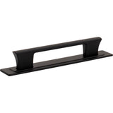 Zander Pull and Backplate 5 1/16 Inch (c-c) Matte Black