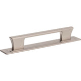 Zander Pull and Backplate 5 1/16 Inch (c-c) Matte Black