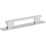 Zander Pull and Backplate 5 1/16 Inch (c-c) Matte Black