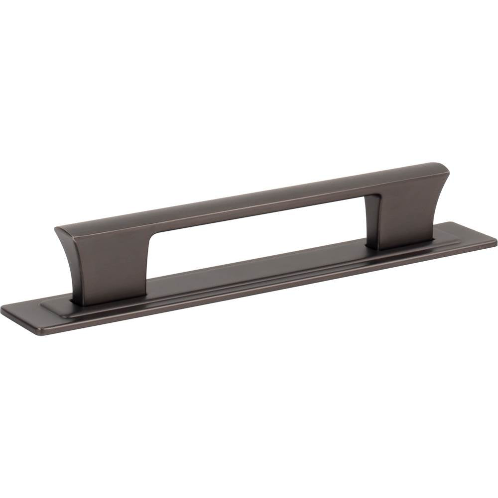 Zander Pull and Backplate 5 1/16 Inch (c-c) Matte Black