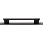 Atlas - Zander Pull and Backplate 6 5/16 Inch (c-c) Matte Black - Matte Black