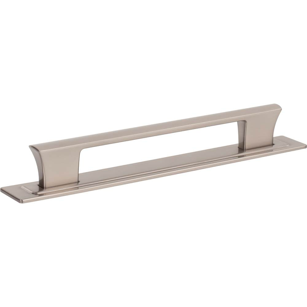 Zander Pull and Backplate 6 5/16 Inch (c-c) Matte Black