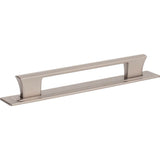 Zander Pull and Backplate 6 5/16 Inch (c-c) Matte Black