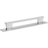 Zander Pull and Backplate 6 5/16 Inch (c-c) Matte Black