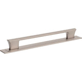 Zander Pull and Backplate 7 9/16 Inch (c-c) Matte Black
