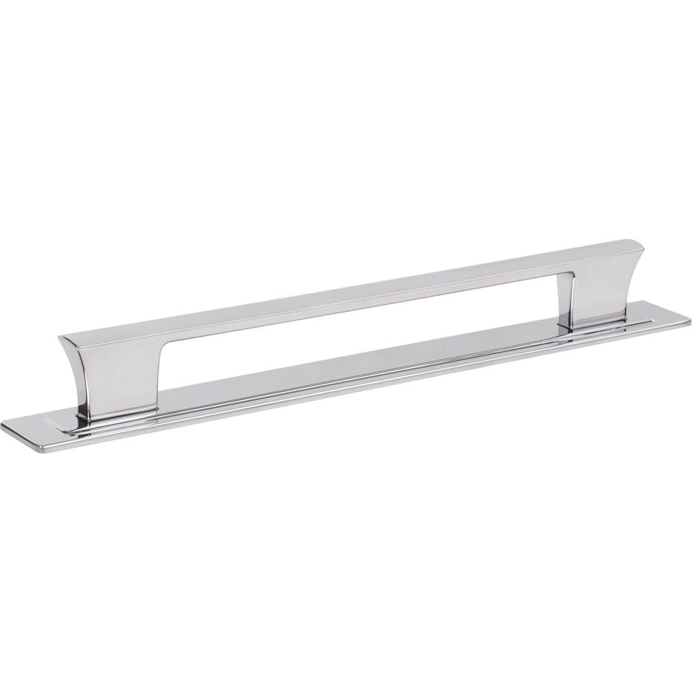 Zander Pull and Backplate 7 9/16 Inch (c-c) Matte Black