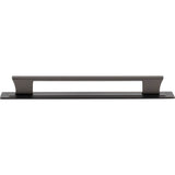 Atlas - Zander Pull and Backplate 7 9/16 Inch (c-c) Slate - Slate