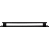 Atlas - Zander Pull and Backplate 12 Inch (c-c) Matte Black - Matte Black