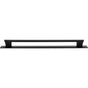 Atlas - Zander Pull and Backplate 12 Inch (c-c) Matte Black - Matte Black