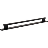 Zander Pull and Backplate 12 Inch (c-c) Matte Black
